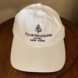 White Four Seasons Hotel New York baseball cap